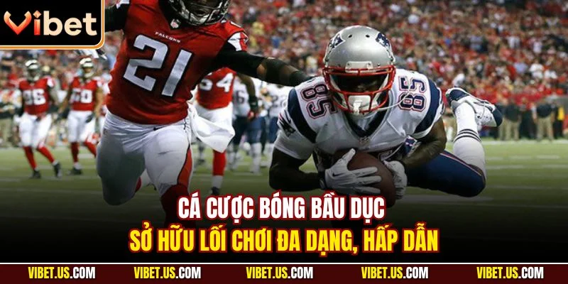 Cá cược bóng bầu dục sở hữu lối chơi đa dạng, hấp dẫn