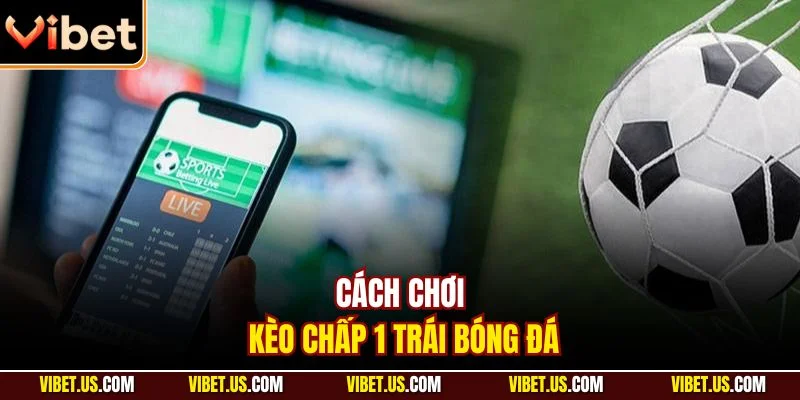 Cách chơi kèo chấp 1 trái bóng đá
