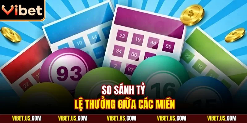 So sánh tỷ lệ thưởng giữa các miền