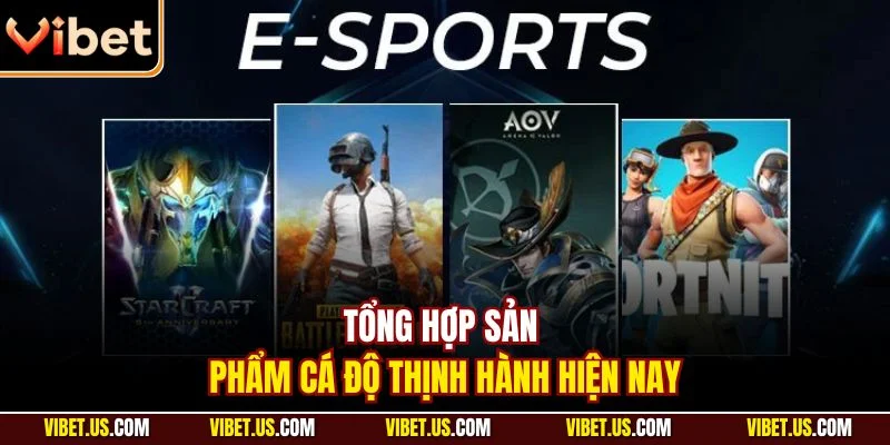Tổng hợp sản phẩm cá độ thịnh hành hiện nay